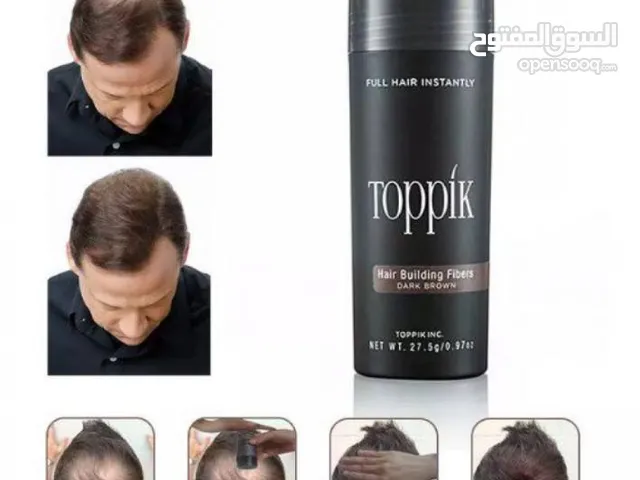 توبيك #Toppik ، الحل الفوري للشعر الخفيف والصلع تألق بشعر يبدو أكثر كثافة بملئ المناطق الفارغة