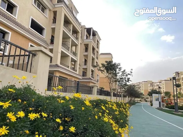 شقه للبيع فى سراى بجوار مدينتى بمساحه 118م بدون اى مقدم و اقساط متساويه على 12 سنه بفيو لاند سكيب