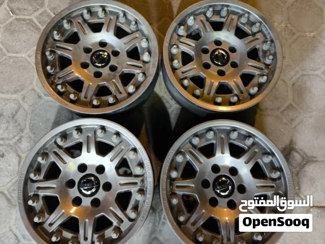 للبيع أربع رنقات نيسان باترول قناص مقاس 18 اصلي وكاله بدون تصليح و مشاكل