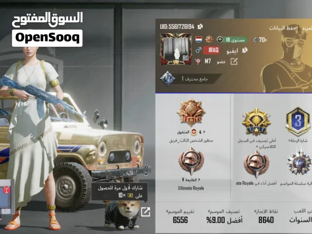 Pubg Accounts and Characters for Sale in Basra