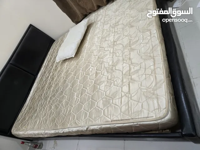 bed with mattress