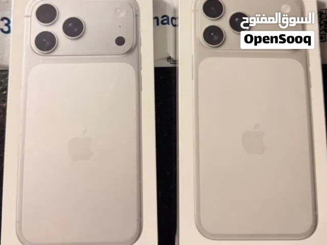 ايفون 17 برو ماكس 8000 الف الاثنين مع بعض عرض لين المساء تأخذ الاثنين فضي بغراطسية الوكالة العدد2