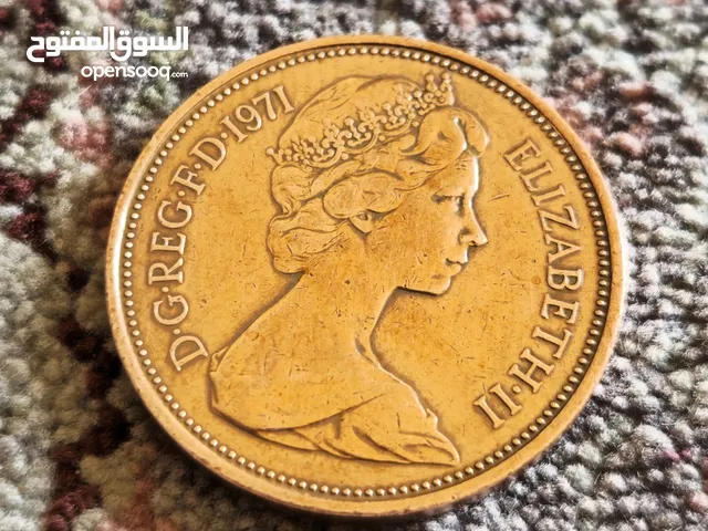 elizabeth ii new pence 1971 coin