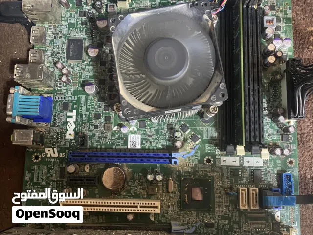 لوحة جيل الثانوي والثالث معاه معالج i3 جيل الثاني DELL