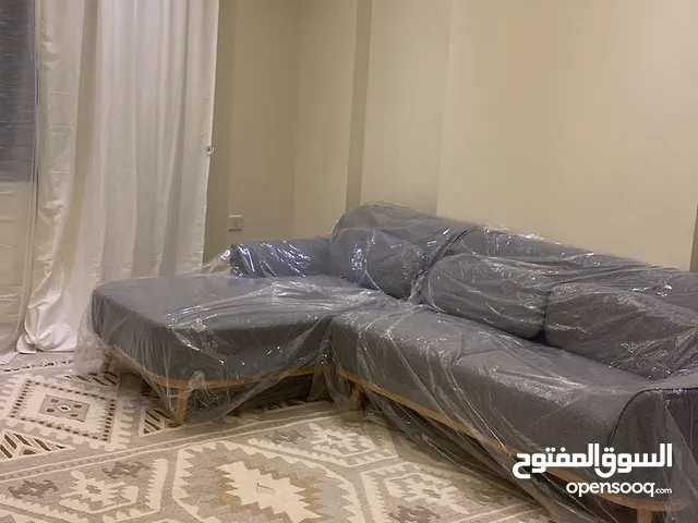 كنبة زاوية حرف L ثنائية سوفتلي مع أريكة