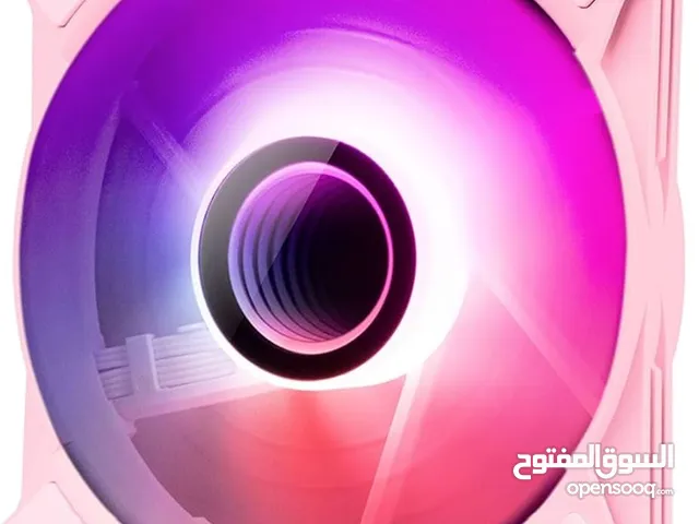 pink fans and cables