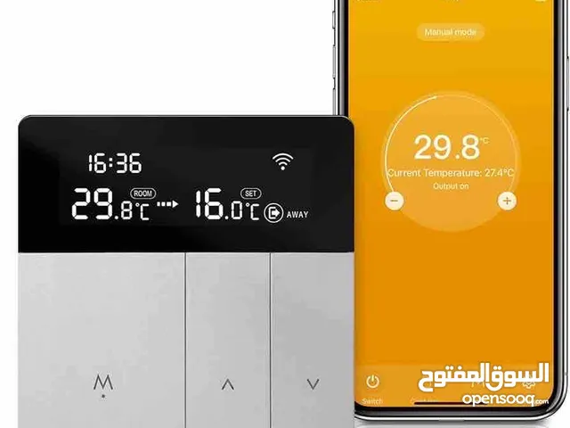 جهاز ترموستات للتحكم بالتدفئة الكهربائية