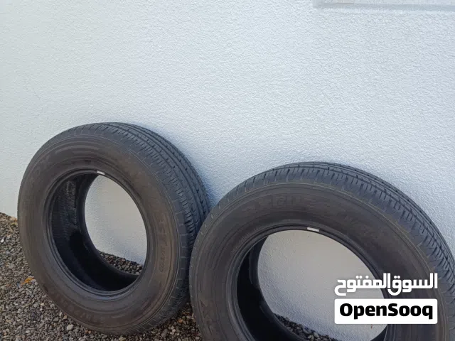 إطارين مقاس 265/70/18 انتاج 24 بحاله ممتازه