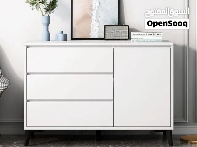 كومدي خشب ثفيل جودة ممتازة يحتوي 3 مجر (سكك) 1 باب ابعاد 80*40*100 CM