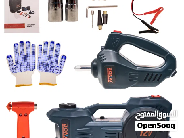 Bonai BN-HK108 Car Repair Air Impact Wrench Kit – 12V DC High Torque 340NM, 150PSI Max Pressure, 35L