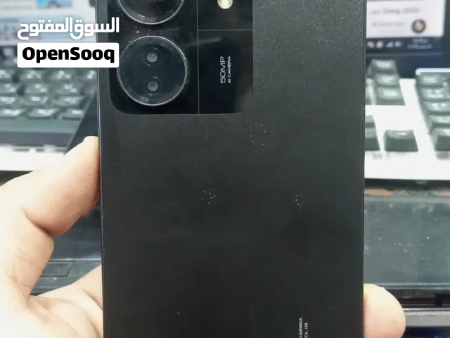 هاتف ريدمي13c أسود عمره أقل من سنة، شاشة كبيرة وذاكرة 256 جيجابايت رام 12 عملاق