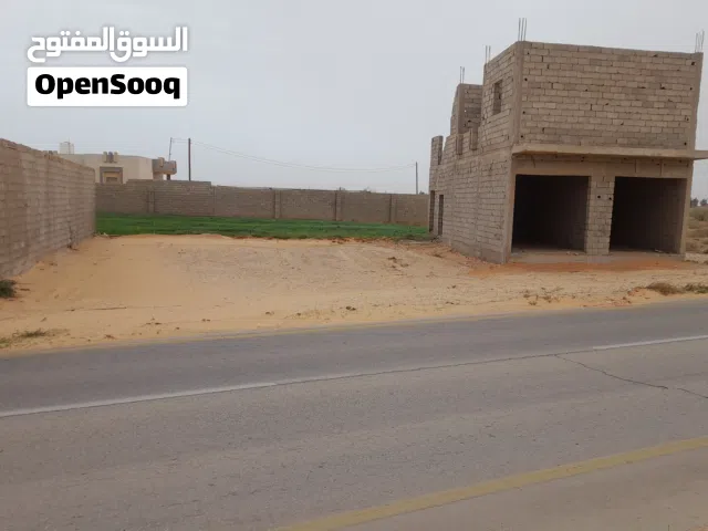 قطعة أرض تجارية للبيع بقصربن غشيرالمرازيق طريق الونسة