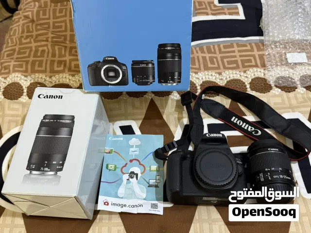 Conon 2000D with lens and accessories
