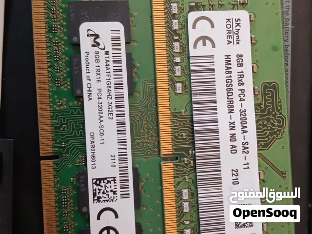 RAM Laptop 8GB DDR4 3200HZ ×2