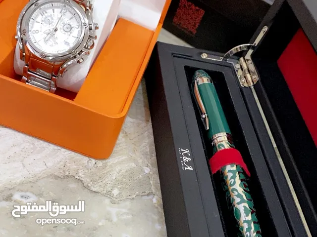ساعه وقلم K&A سويسري
