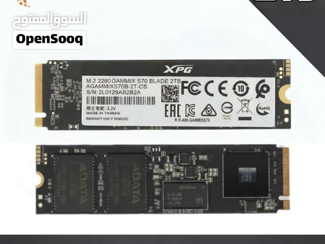 Ssd XPG GAMMIX S70 BLADE 2TB _  PCIe Gen4 x4 / 7400MB/s