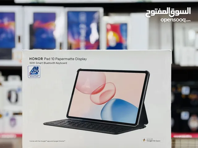 HONOR PAD 10 PAPERMATTE 8/256GB هونر باد 10 بيبر ميت 8 رام 256 ذاكرة