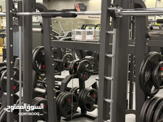 Treadmill - 7 pcs Smith Machine - 1 Rowing Machine - 1 Multifunction - 1 Dumbells with 2 Racks