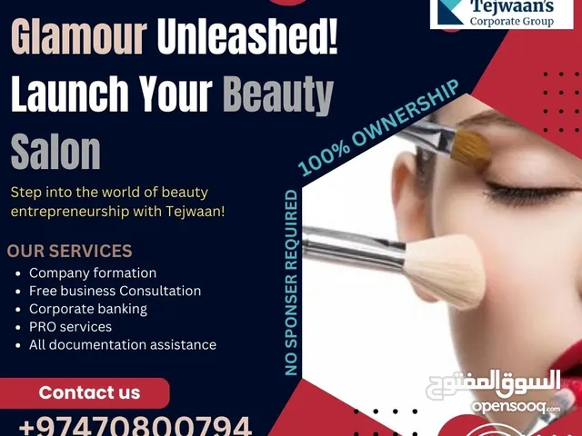 Glamour Unleashed: Launch Your Beauty Salon with Tejwaan's Seamless Company Formation!