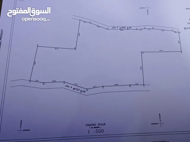 ارض للبيع في منطقة الشواورة بمساحة 4862 متر مربع تصنيف الارض A بيع الارض كاملة