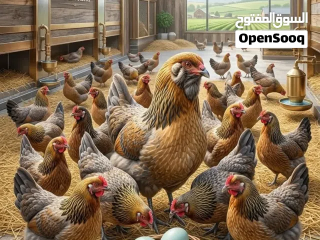 بيض دجاج امركانه  بلون البيض أخضر وازرق