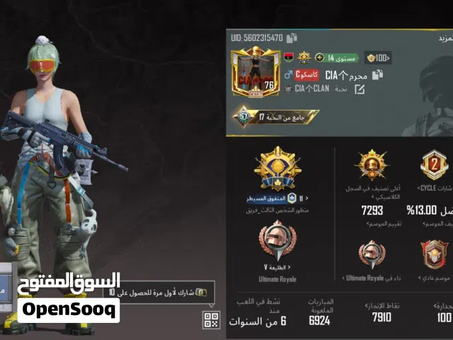 Pubg Accounts and Characters for Sale in Tripoli