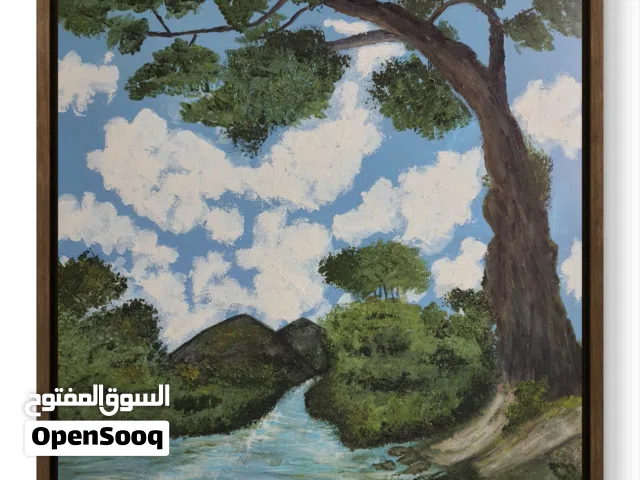 "The Peace of the Wild" handmade oil painting 100*70cm