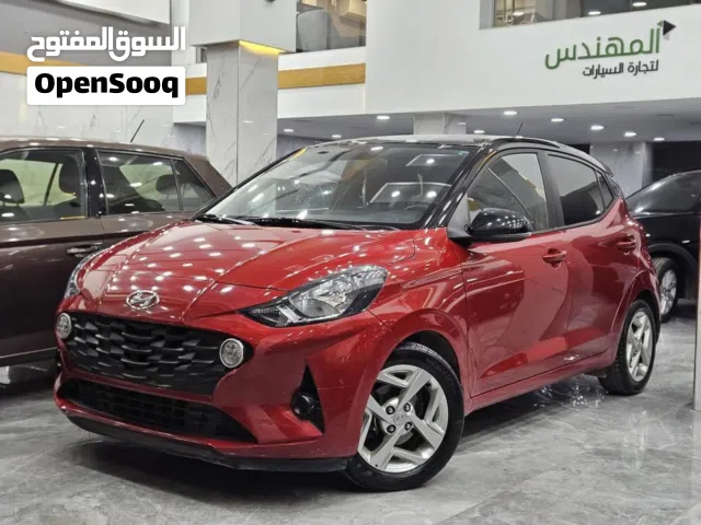 هيونداي i10 لون احمر مميز جداً  ماتور 1200  4 سلندر  اوتوماتيك  ترخيص 2022