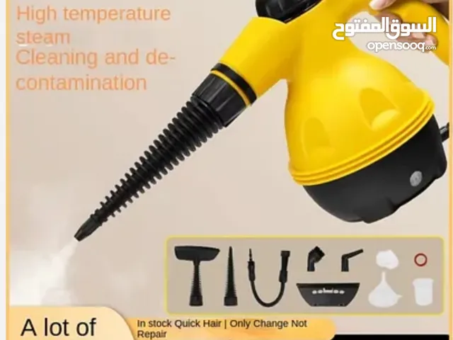 توصيل مجاني لمنظفة ومعقمة بخارية متعددة الاستخدامات مع 6 ملحقات اضافية. تنضيف امن بدون مواد كيميائية