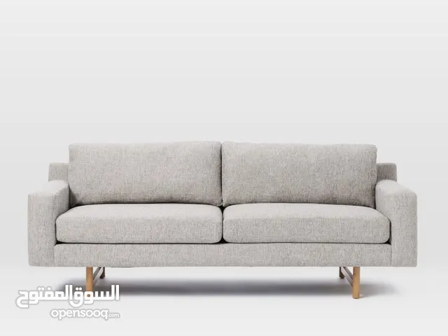 West Elm couch grey