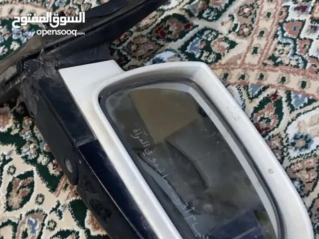 مرايه جانبيه سونتا 2010-2009-2008 لون ابيض يمين