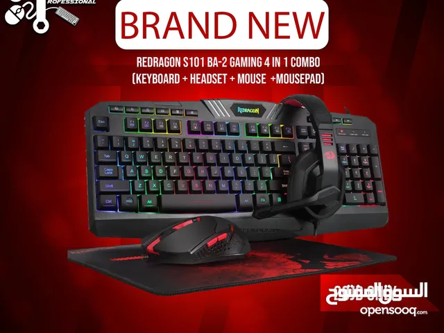 Redragon Combo mouse+keyboard+mousepad+headset