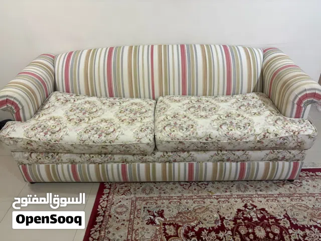 7 seater sofa set with a big Teapoy plus 4  medium size side tables.( Price Negotiable)