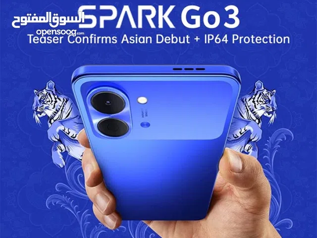 أطلقت شركة  (Tecno) هاتفها الجديد  Spark Go3  رسمياً يتميز الجهاز بتصميم متين يدعم مقاومة السقوط