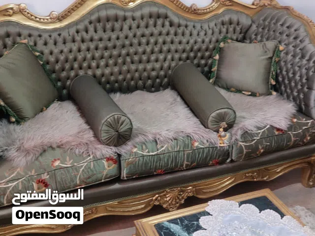 صالون دمياط ذهبي 5 قطع