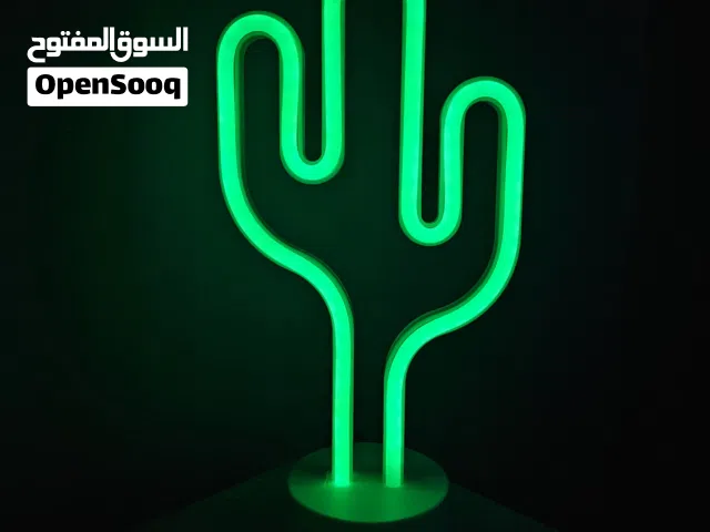 مصباح نيون LED على شكل صبار