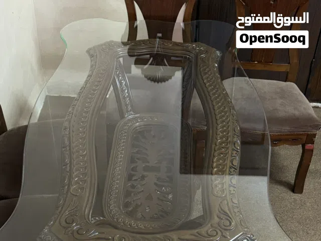 طاولة سفره 6 كراسي مصريه خشب زان للبيع
