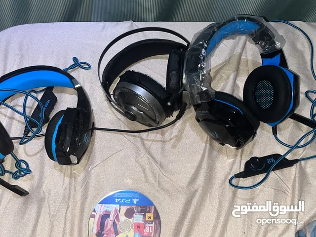 The blue headset for 30 the black headset for 70 the cd for 45