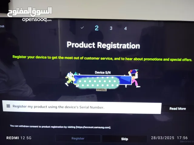 [Unused] 55" SAMSUNG TV Crystal UHD 55DU7000