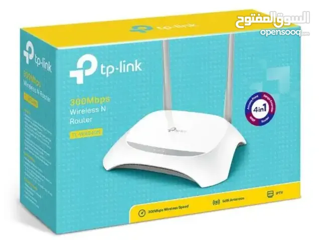 راوتر الانترنت واي فاي من شركة TP Link الاصلي بسرعة 300 ميقا بت بسعر حصري ومنافس