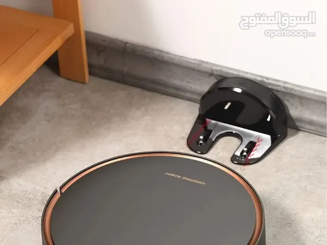 مكنسة كهربائيه ممتازه جديده استعمل اسبوع فقط جديده بالكرتونه مسح وتكنس Robot Vacuum Cleaner