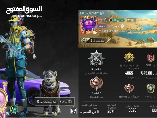 Pubg Accounts and Characters for Sale in Sana'a