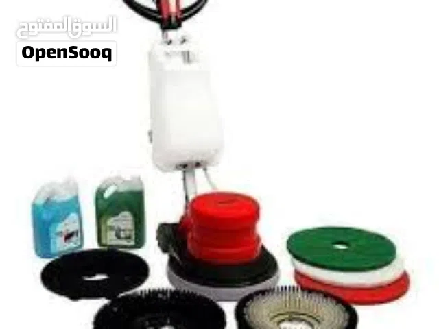 معدات ومكائن النظافة المنزلية لغسيل المفروشات وتلميع البلاط