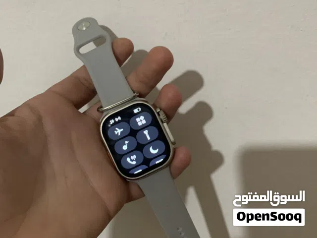 ساعه ألترا ذكيه وكاله السعر7دنانير