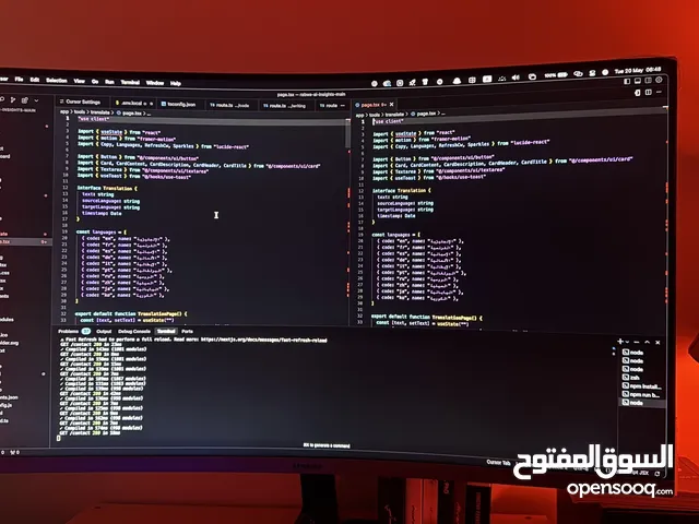 شاشة سامسونج 32in نظيف جداً
