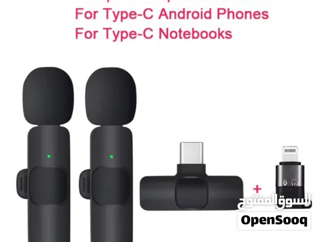 ميكروفون لافالير لاسلكي مزدوج – صوت احترافي بدون أسلاك و أداء عالي مع مايكيين عالية الجوده .........