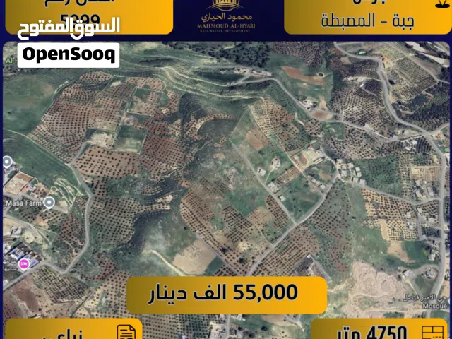 Farm Land for Sale in Jerash Al-Mastaba