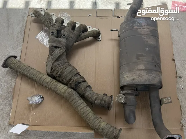 Y61 Nissan super safari Full exhaust System + Heat Wrap - سستم اكزوس كامل فتك