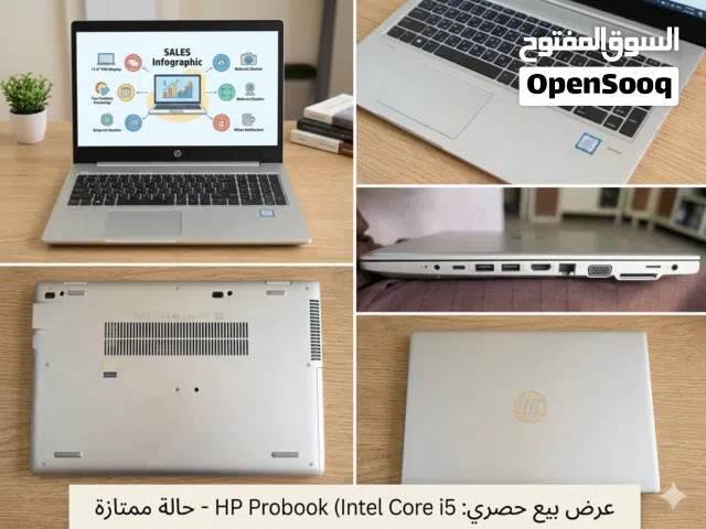 لابتوب HP ProBook 650 G4 بمواصفات ممتازة جدا