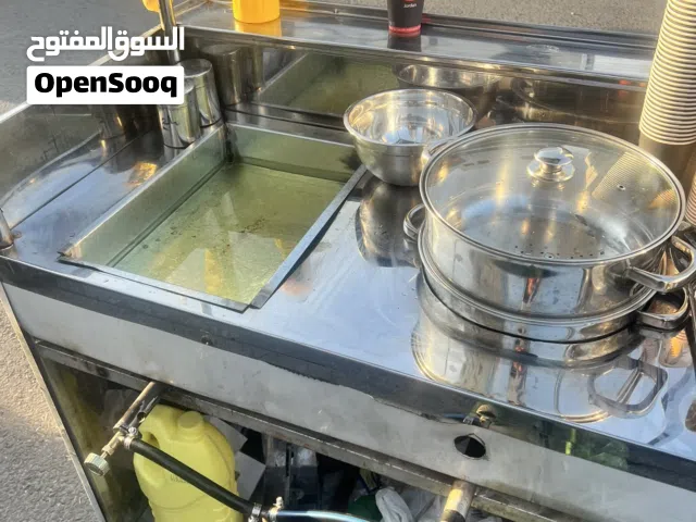 عرباة ذره وبطاطا ستانلس وكاله مع كامل المعدات 200 دينار